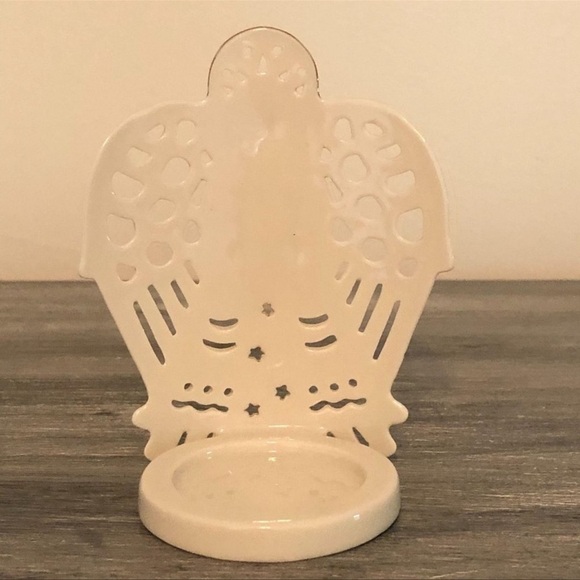LENOX Bright Christmas Angel Candle Holder 4” Tall - Picture 5 of 5